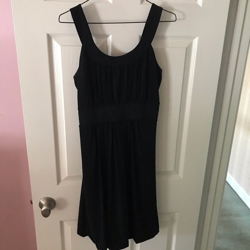 Black dress with beading